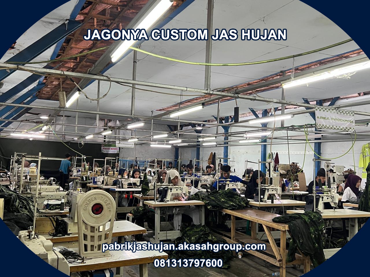 081313797600 Pabrik Konveksi Pusat Jasa Pembuatan Jas Hujan Custom Terpercaya Berpengalaman Harga Murah Kualitas Bagus Setelan Jubah Ponco 3
